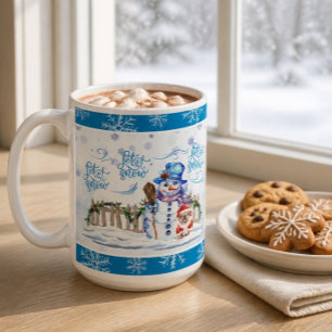 Snowman   Let it Snow Coffee Mug