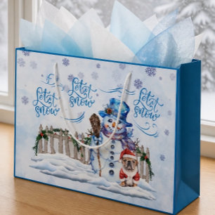 Snowman Let it Snow Gift Bag