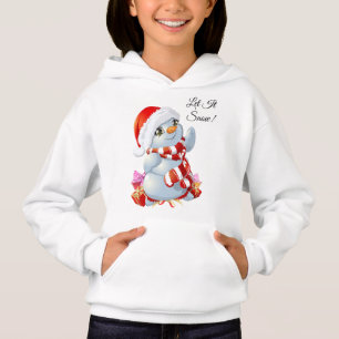 Snowman Let It Snow Hoodie