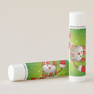 Snowman Lip Balm