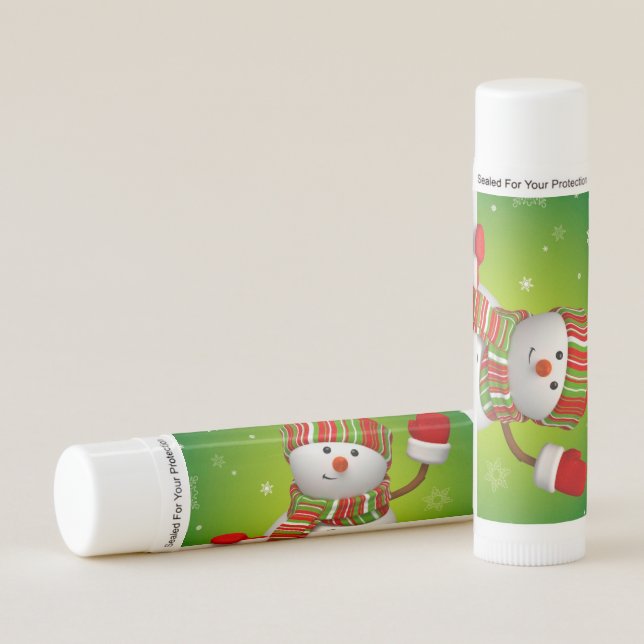 Snowman Lip Balm (Front)