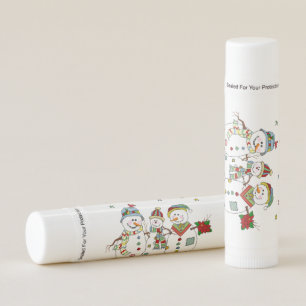 Snowman Lip Balm
