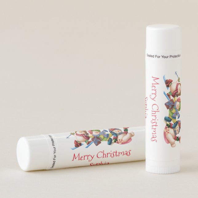 Snowman Lip Balm (Front)