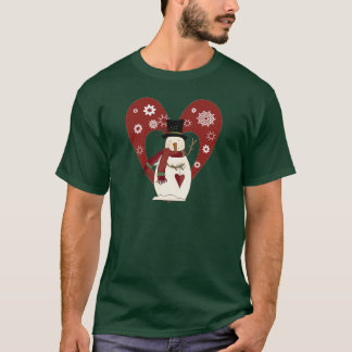 Snowman Loves Snow T-shirts and Gifts
