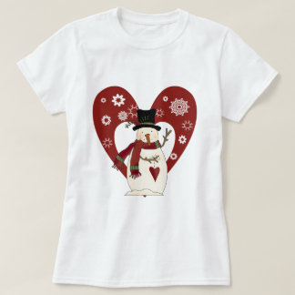 Snowman Loves Snow T-shirts and Gifts