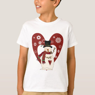 Snowman Loves Snow T-shirts and Gifts