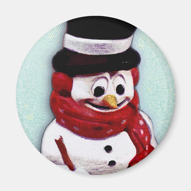 Snowman magnet (Front)