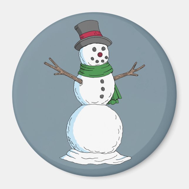 Snowman Magnet (Front)