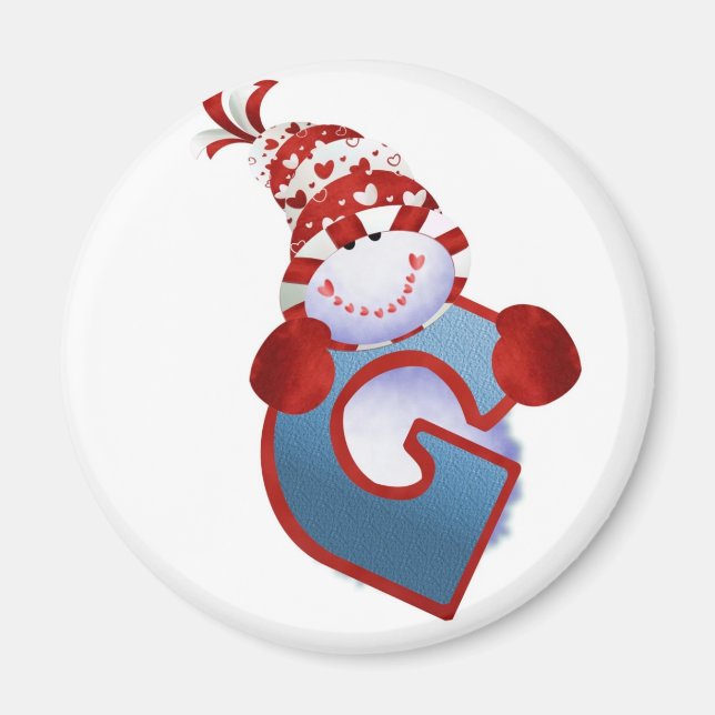 Snowman Magnet (Front)