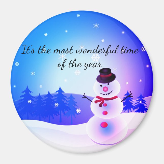 Snowman Magnet (Front)