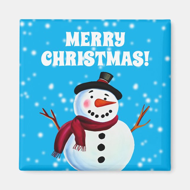 Snowman Magnet (Front)