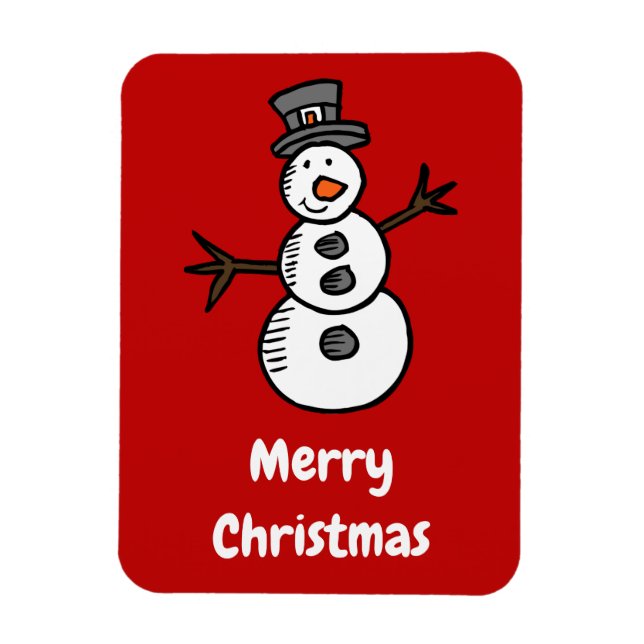 Snowman Magnet (Vertical)