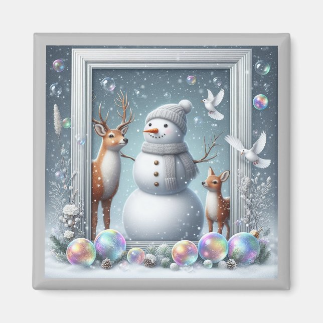 Snowman Magnet (Front)