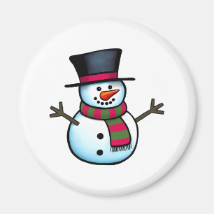 snowman magnet