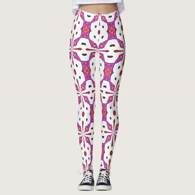 Snowman Mash Leggings (Front)
