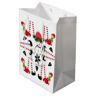 Snowman Merry Christmas Gift Bags