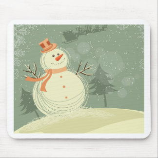 Snowman Mouse Pad