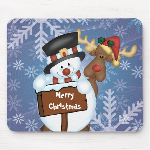 Snowman Mouse Pad