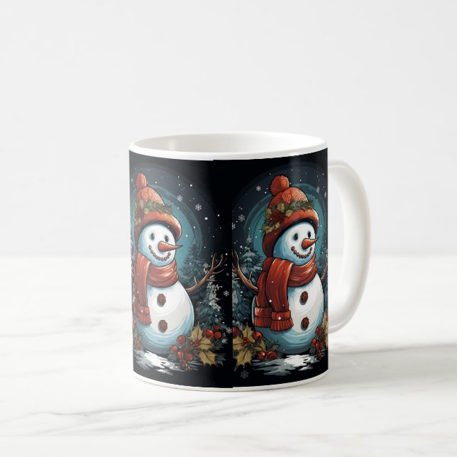 snowman mug (Front Right)