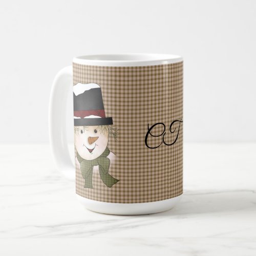 Snowman Name Coffee Mug