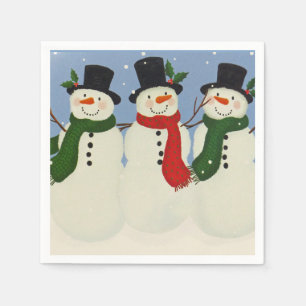 Snowman Napkins