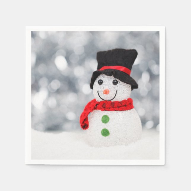 Snowman Napkins (Front)