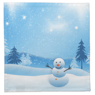 Snowman Napkins