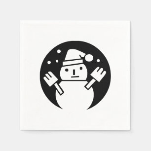 snowman napkins