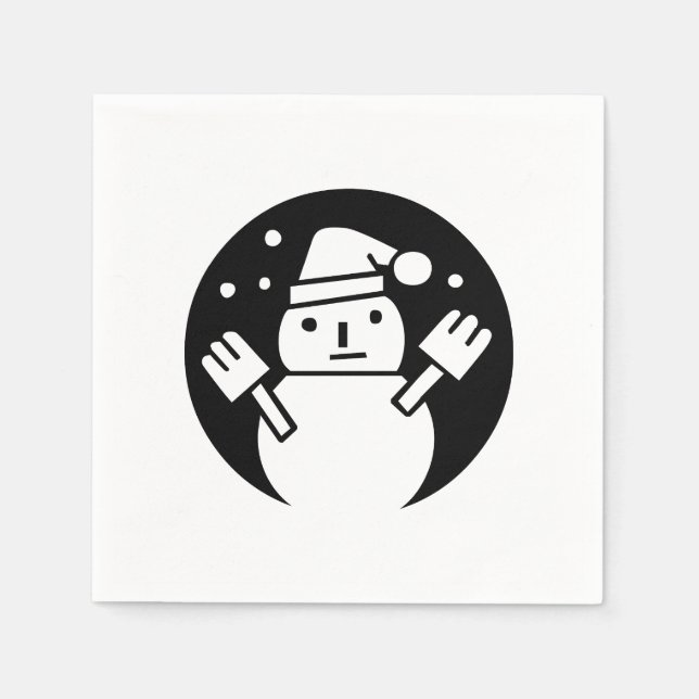 snowman napkins (Front)