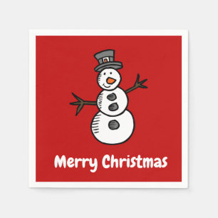 Snowman Napkins