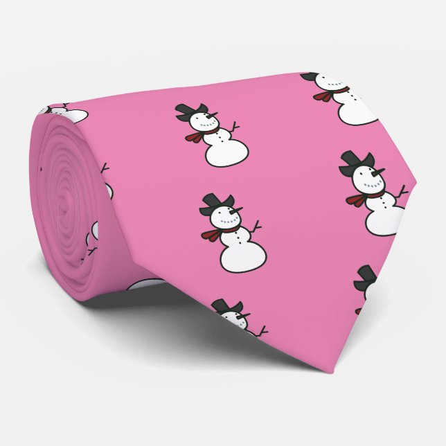 snowman neck tie (Rolled)