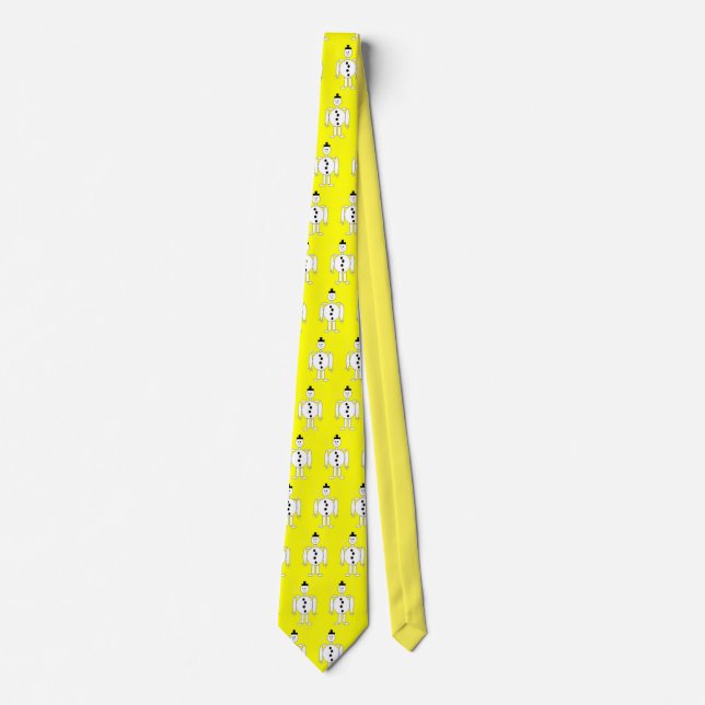 snowman neck tie (Front)