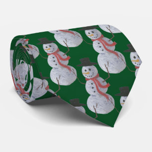 Snowman Neck Tie