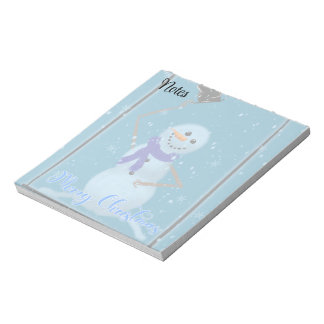 snowman notepad