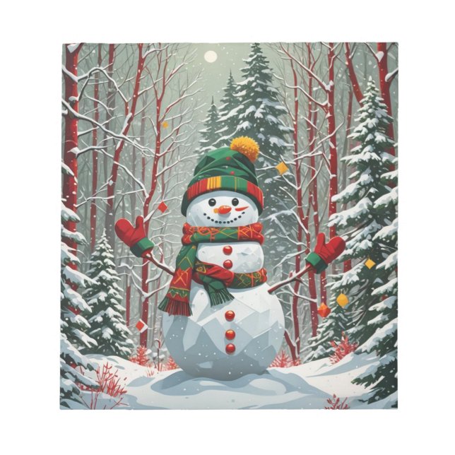Snowman Notepad (Front)