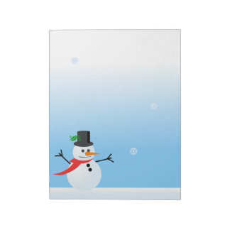 Snowman Notepad