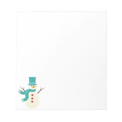 Snowman Notepad