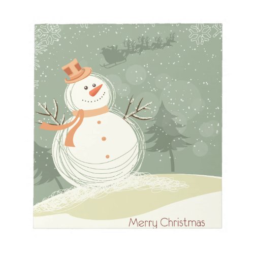 Snowman Notepad