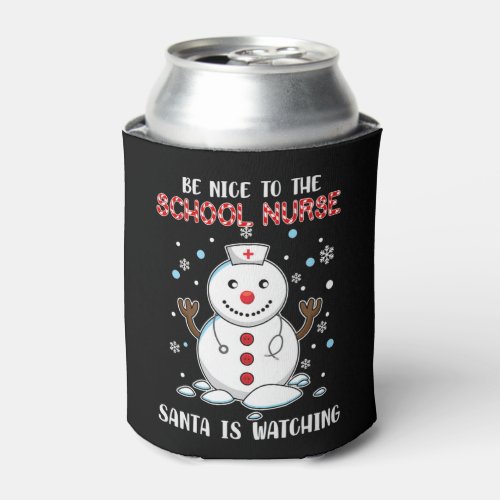 Snowman Nurse Christmas Be Nice To The School Nurs Can Cooler