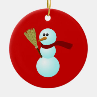 SnowMan Ornament 5 (Personalize)