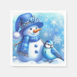Snowman Paper Napkin