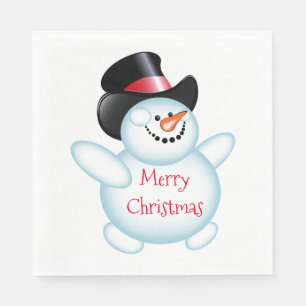 Snowman Paper Napkins