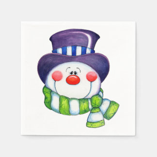Snowman Paper Napkins