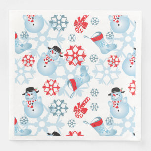 Snowman Paper Napkins