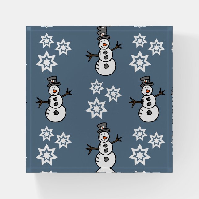 Snowman Paperweight (Front)