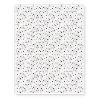 Snowman Pattern Temporary Tattoos