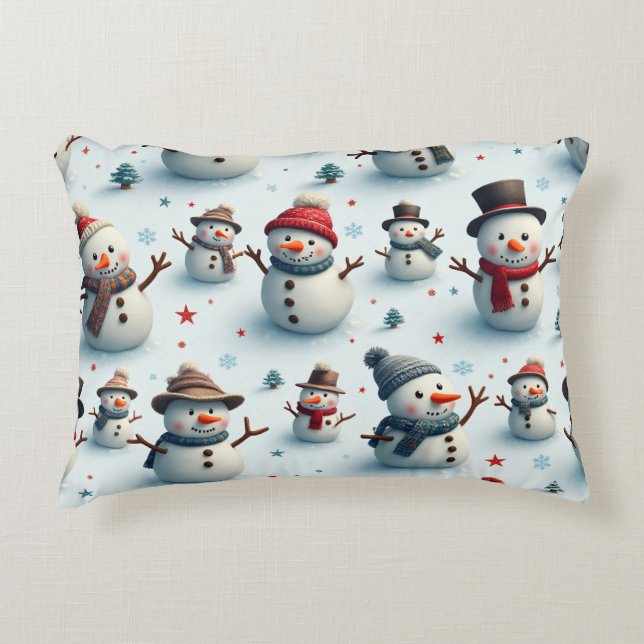 Snowman picture pillow (Front)