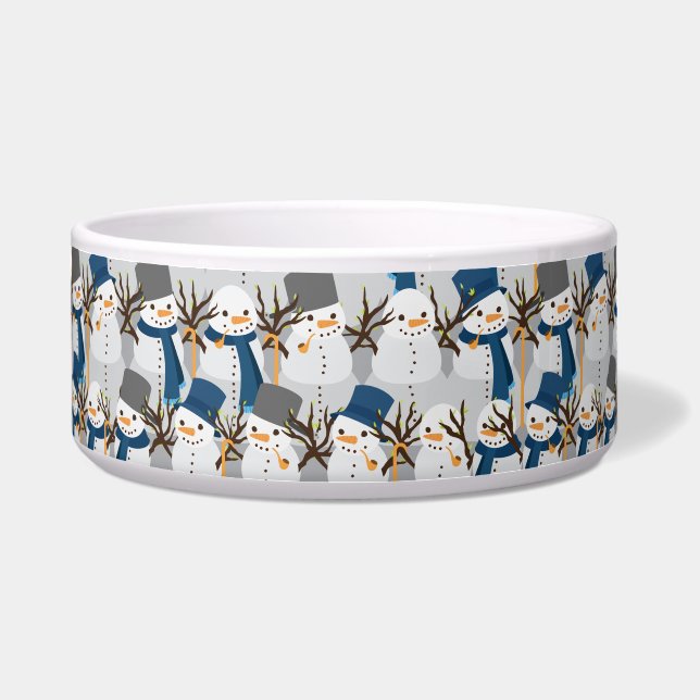 Snowman Pile Bowl (Front)