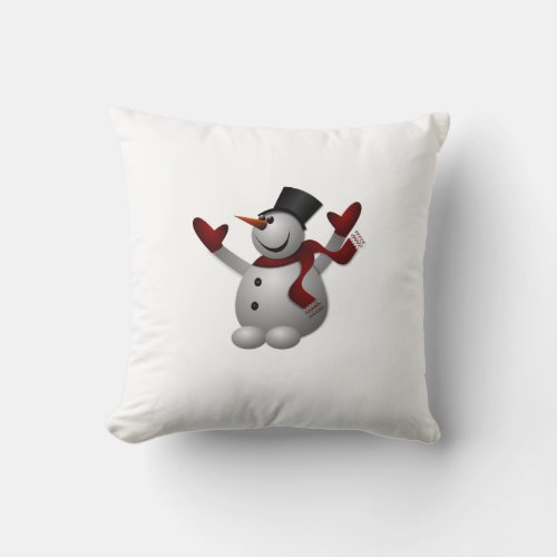 Snowman pillow