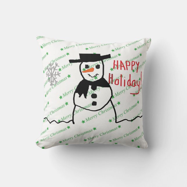 Snowman Pillow (Front)